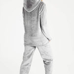 CityComfort Womens Pyjamas, Warm Fleece Hooded Pyjamas for Women Sets