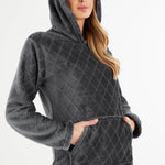 CityComfort Womens Pyjamas, Warm Fleece Hooded Pyjamas for Women Sets