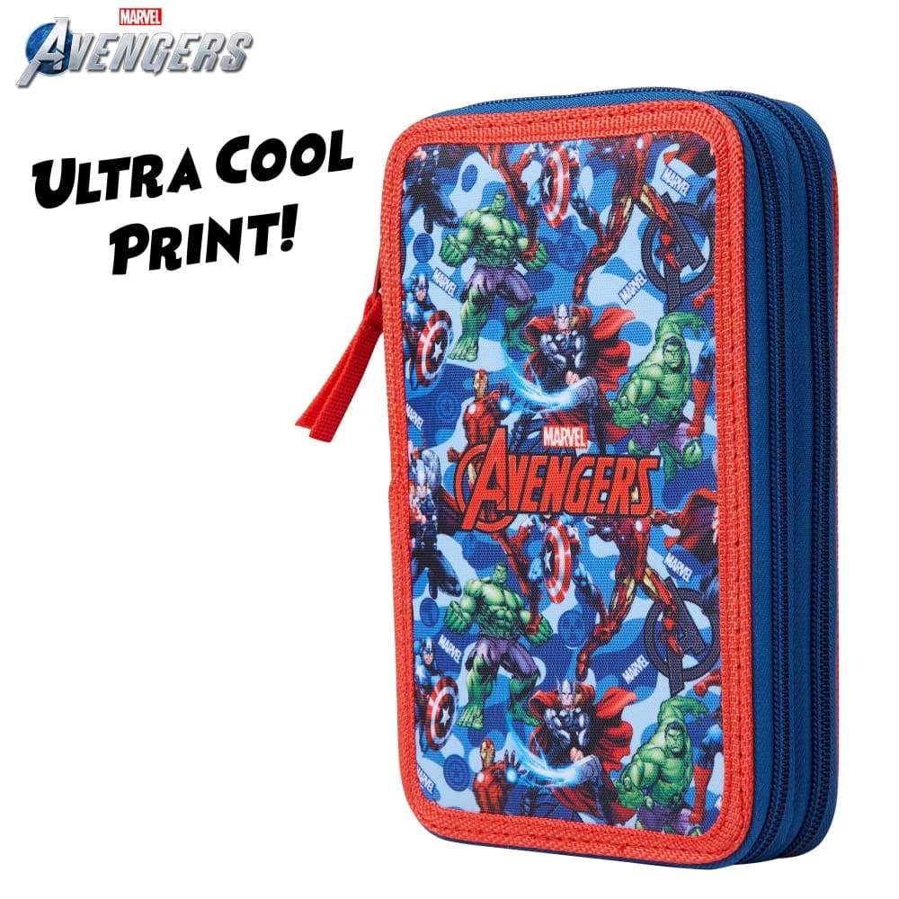 Marvel Large Filled Pencil Cases with Avengers Stationary Supplies for Boys Pencil Case Avengers £12.49