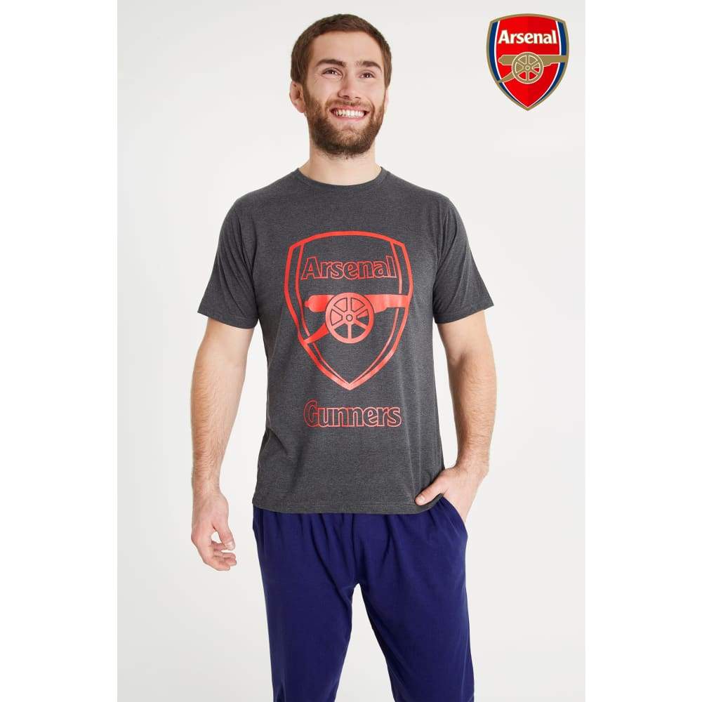 Arsenal Mens Pyjamas Set Cotton Long Pjs Official Football Gifts Pyjama Arsenal F.c. £18.49