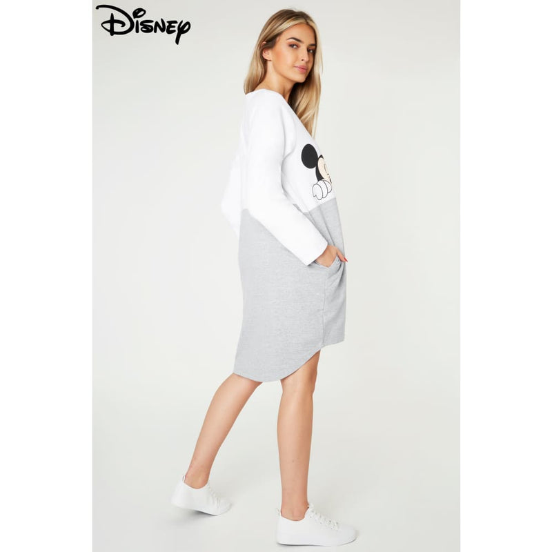 Disney Oversized Sweatshirt Dress for Women Mickey & Minnie Casual Sweater Dress Dress Minnie Mouse £17.49