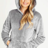 CityComfort Womens Pyjamas, Warm Fleece Hooded Pyjamas for Women Sets