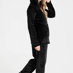 CityComfort Womens Pyjamas, Warm Fleece Hooded Pyjamas for Women Sets