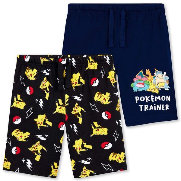 Pokemon Boys Shorts Set of 2 Jogger Shorts for Kids Sports Lounge Shorts Pokèmon £14.99