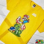 Super Mario T Shirt Fun Graphic 100% Cotton Short Sleeve Boys Girls Teenagers T-shirt Super Mario £9.99