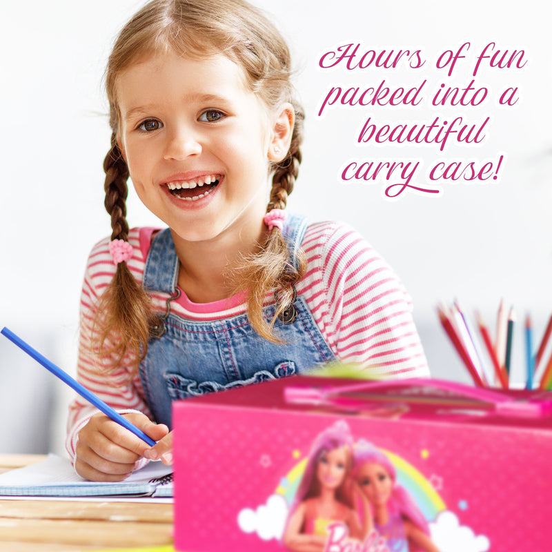  Barbie Art Set, Arts and Crafts for Kids, Colouring