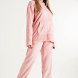 CityComfort Womens Pyjamas, Warm Fleece Hooded Pyjamas for Women Sets