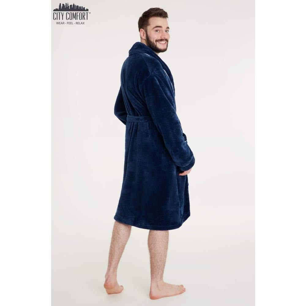 Citycomfort Luxury Super Soft Men Dressing Gown Mens Bathrobe Dressing Gown Citycomfort £22.49