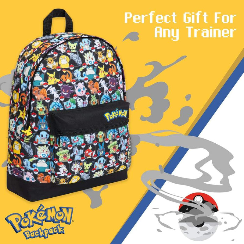 Pokemon School Bag Kids Backpack with Detective Pikachu and Pokemon Ball Backpack Pokèmon £13.99