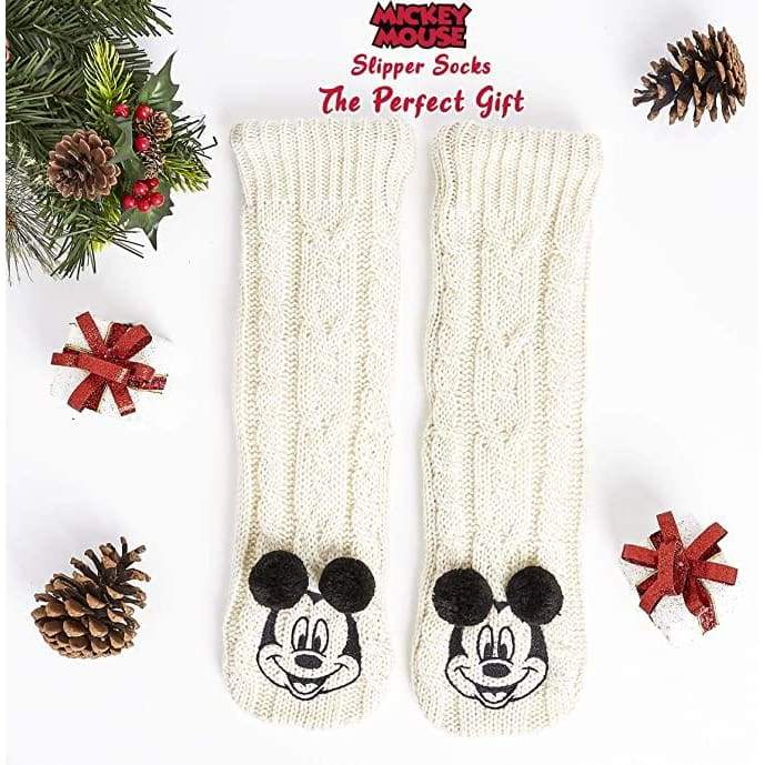 Disney Fluffy Slipper Socks for Women,teenage Girls Socks with Grip Socks and Slippers Disney £11.95