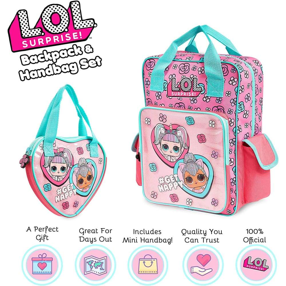 L.o.l. Surprise! School Bag and Handbag,supplies for Children,official Backpack School Bag L.o.l. Surprise! £17.98
