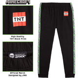 Minecraft Tracksuit Grey Boys Pants with Elastic Waist for Boys Teenagers Tracksuit Bottoms Minecraft £13.99