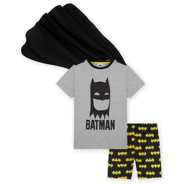 Dc Comics Batman Boys Pyjamas Superhero Kids Pjs with Batman Cape Kids Gifts Pyjama Dc Comics £11.49