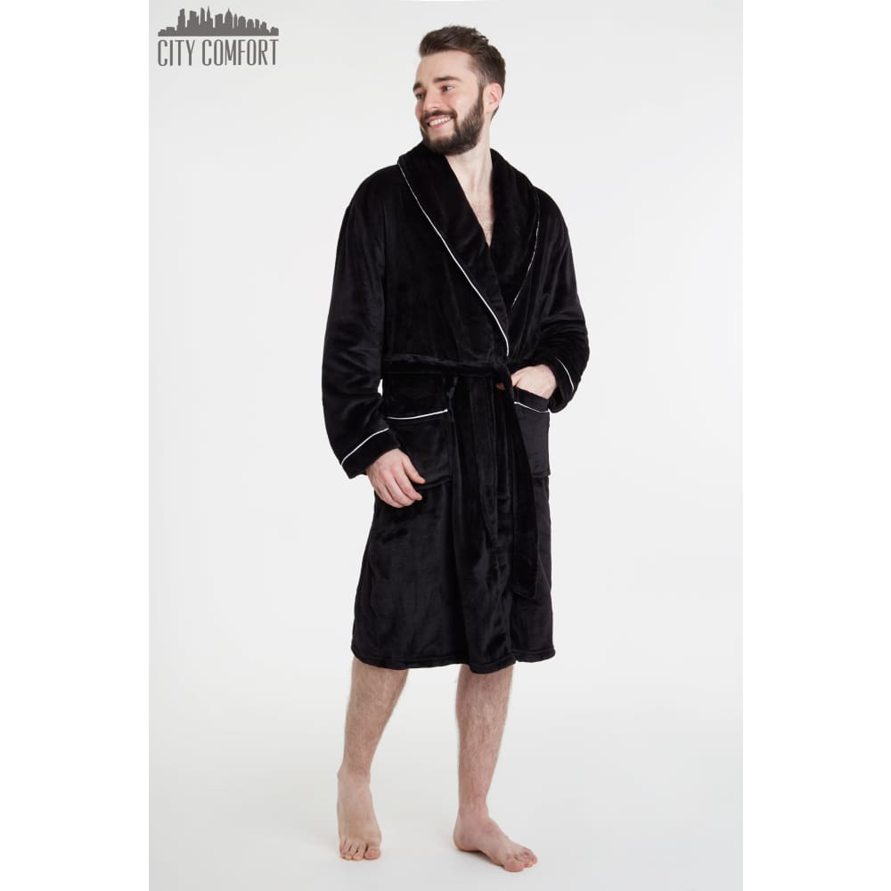 Citycomfort Luxury Super Soft Men Dressing Gown Mens Bathrobe Dressing Gown Citycomfort £22.49