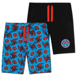Marvel Spiderman Boys Shorts Set of 2 Superhero Cotton Shorts for Kids & Teens Shorts Marvel £10.49