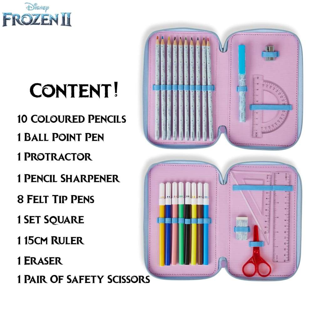 Disney Frozen Filled Pencil Cases with Frozen Stationary Supplies for Girls Pencil Case Frozen £12.49