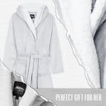 CityComfort Ladies Dressing Gown Soft Plush Bath Robe for Women