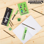 Minecraft Stationery Set back to School Supplies Notebook & Pencil Case Set Stationery Set Minecraft £19.99