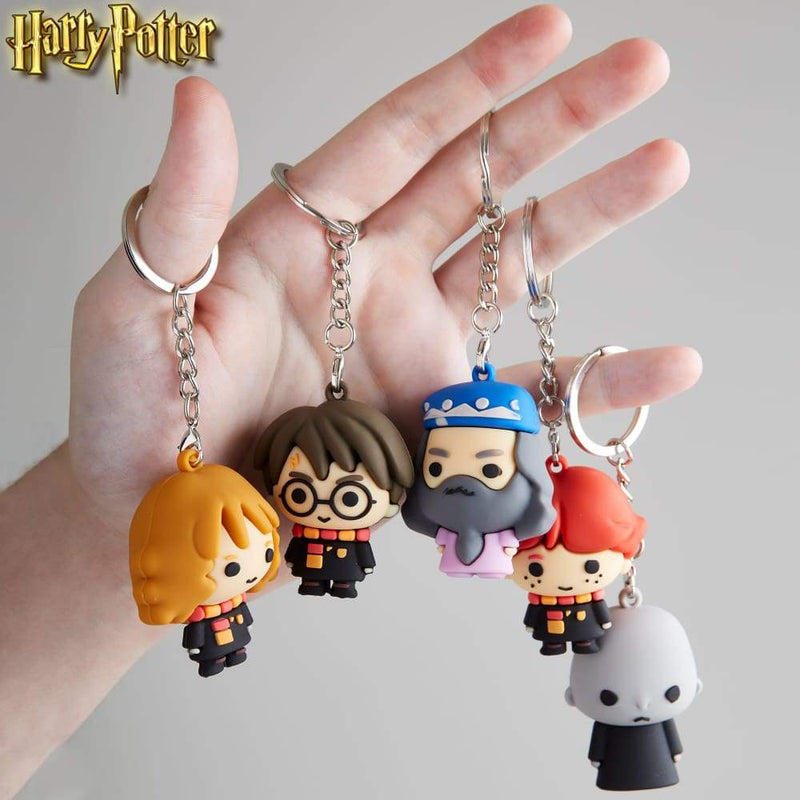 Harry Potter Pack of 5 3d Mini Figures Key Chain for Boys Girls Key Chain Harry Potter £14.49