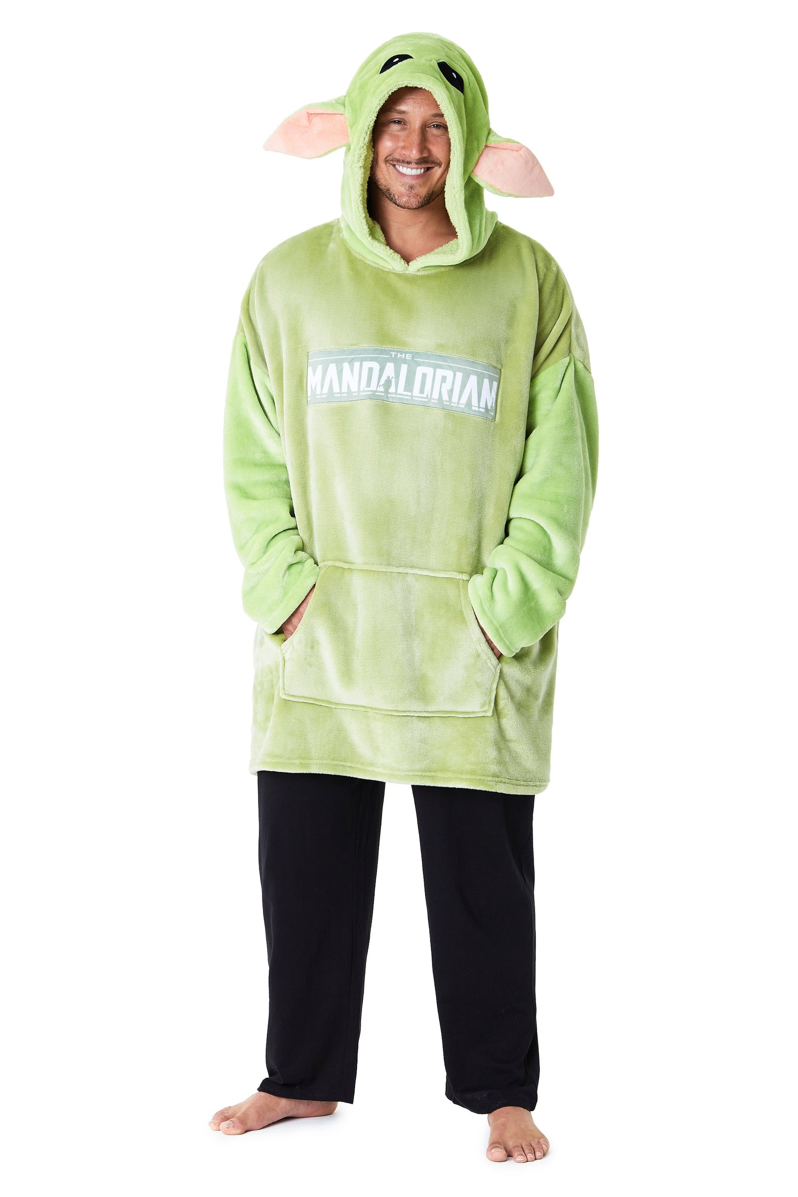 The Mandalorian Hoodies for Men, Baby Yoda Oversized Hoodie Blanket Gr