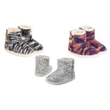 Citycomfort Warm Cosy Super Soft Indoor Outdoor Knitted Slipper Boots for Women Bootie Slippers Citycomfort £14.49
