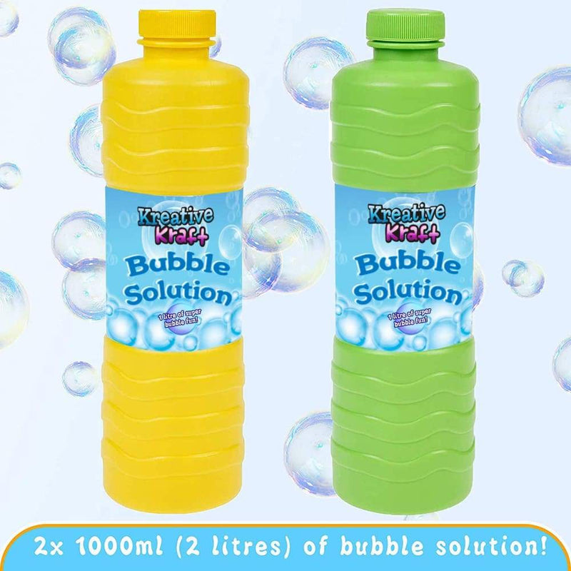 Kreativekraft Bubble Solution Liquid,pack of 2 Bottles Mixture Outdoors Fun Bubble Solution Kreativekraft £9.95