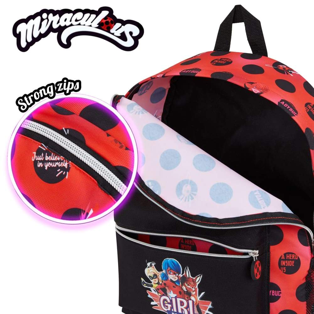 Miraculous Ladybug Kids Backpack Girls Backpacks for School Travel Sports Backpack Miraculous £10.90