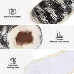 Citycomfort Warm Cosy Super Soft Indoor Outdoor Knitted Slipper Boots for Women Bootie Slippers Citycomfort £14.49
