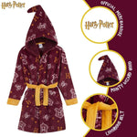Harry Potter Kids Dressing Gown Gryffindor Soft Fleece Robe for Boys or Girls Dressing Gown Harry Potter £20.49