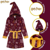 Harry Potter Kids Dressing Gown Gryffindor Soft Fleece Robe for Boys or Girls Dressing Gown Harry Potter £20.49