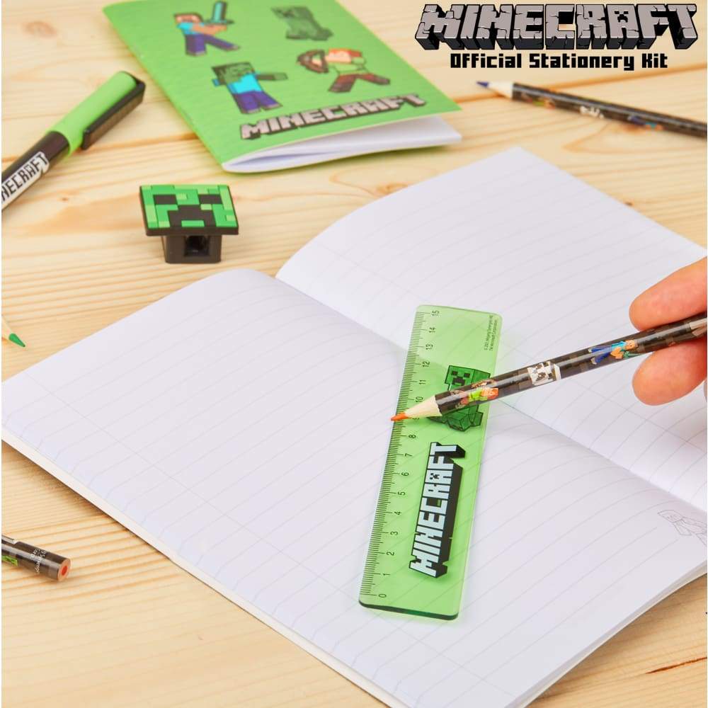 Minecraft Stationery Set back to School Supplies Notebook & Pencil Case Set Stationery Set Minecraft £19.99
