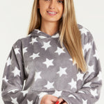 CityComfort Womens Pyjamas, Warm Fleece Hooded Pyjamas for Women Sets