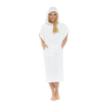 Citycomfort Unisex Adults Hooded Towel Poncho Robe with Pocket Towelling Robe Citycomfort £23.49