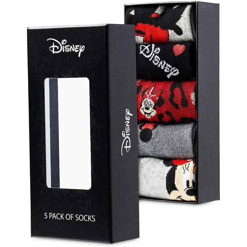 Disney Minnie Mouse and Mickey Mouse Socks Pack of 5 Size 4-7 Socks Disney £9