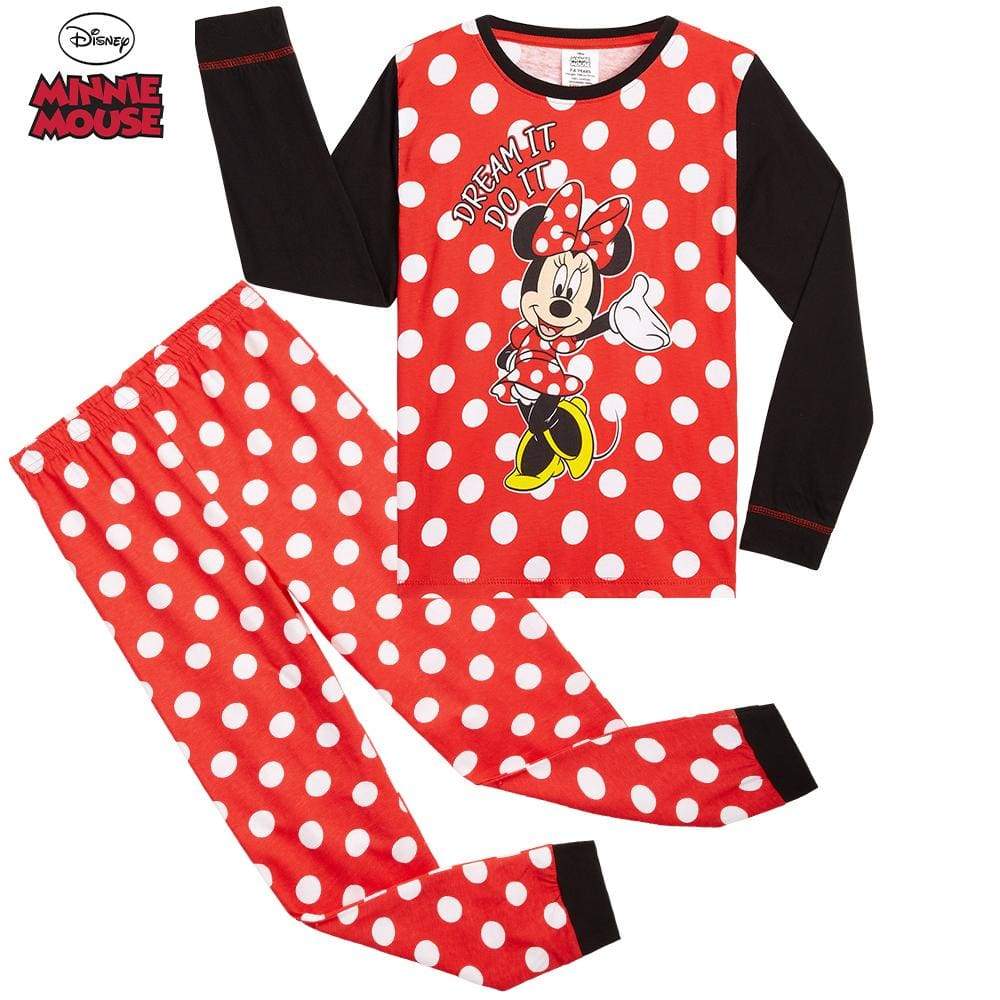 Disney Minnie Mouse Pyjamas Cotton Toddler and Girls Pjs Pyjamas Minnie Mouse £13.49
