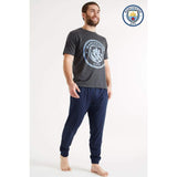 Manchester City Mens Pyjamas Set Long Cotton Pjs Men Football Gifts Pyjama Manchester £18.49