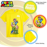 Super Mario T Shirt Fun Graphic 100% Cotton Short Sleeve Boys Girls Teenagers T-shirt Super Mario £9.99