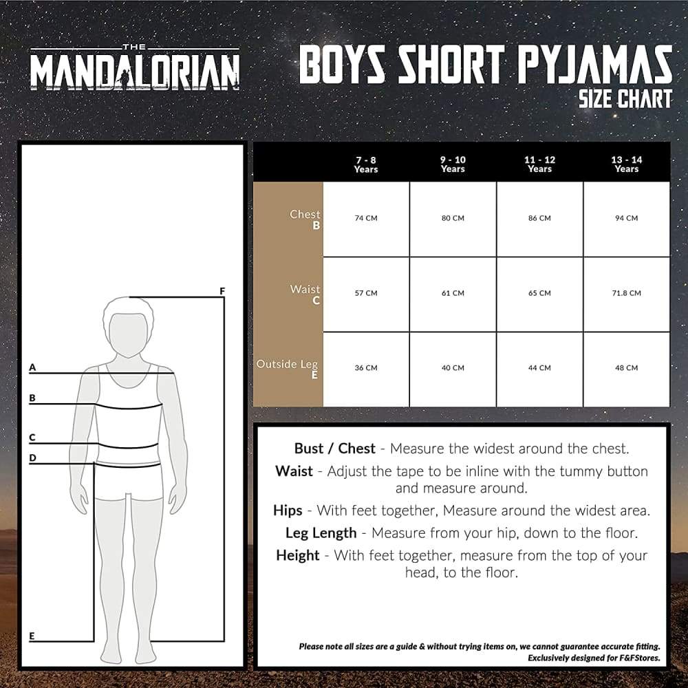 The Mandalorian Boys Pyjamas Boys Short Pyjamas Set Baby Yoda Gifts Pyjama Disney £8.99