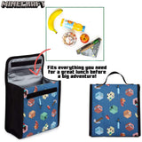 Minecraft 4 Piece Set School Bags Includes Water Bottle for Boys and Teenagers School Bag Minecraft £23.49