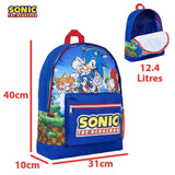 Sonic the Hedgehog Backpack Large Capacity School Bag for Children Teens Backpack Sonic £15.49