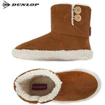 Dunlop Faux Sheepskin Warm Memory Foam Indoor Outdoor Bootie Slippers for Ladies Bootie Slippers Dunlop £14.45