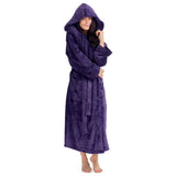 Citycomfort Fluffy Super Soft Hooded Dressing Gown for Women Dressing Gown Citycomfort £26.49