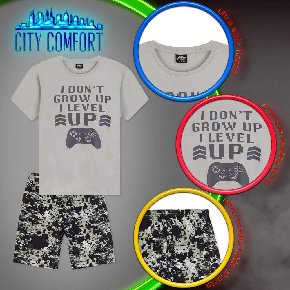 Citycomfort Boys Pyjamas Kids Pjs for Summer Childrens Clothes Gaming Gifts Pyjamas Citycomfort £9.49