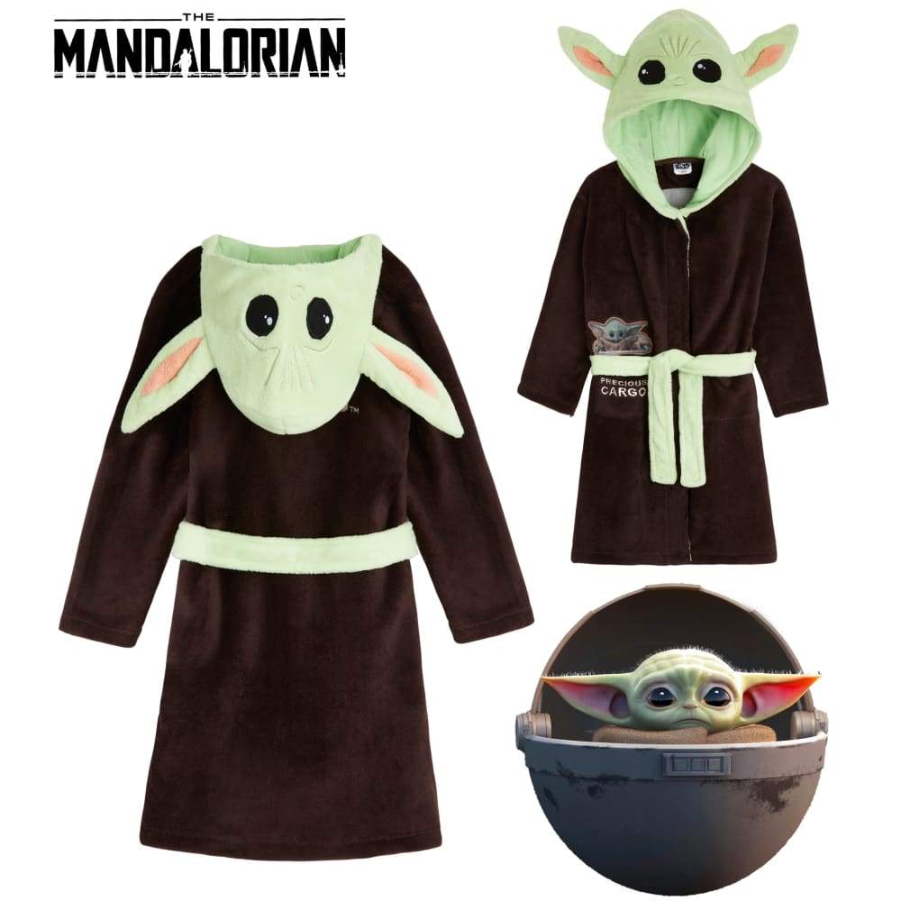 Star Wars Baby Yoda Kids Dressing Gown the Mandalorian the Child Boys Robe Dressing Gown Star Wars £19.49