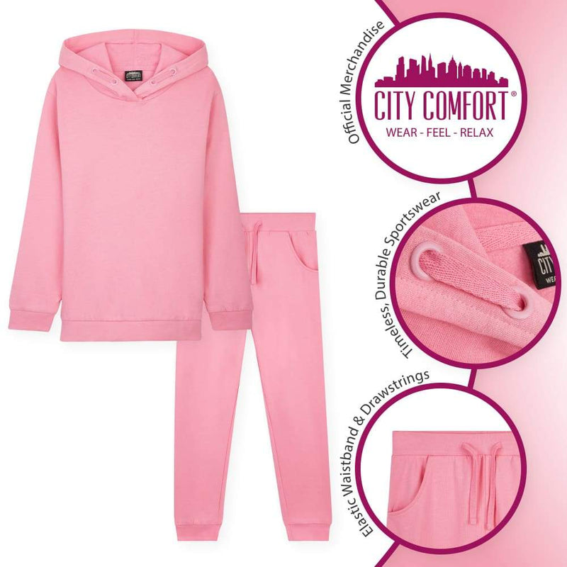 Citycomfort Tracksuit for Girls Hoodies and Joggers for Kids Tracksuit Citycomfort £14.49
