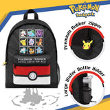 Pokemon Large Backpack for Boys and Girls Trainer Rucksack Kids Pikachu Cards Travel Bag Backpack Pokemon £10.99