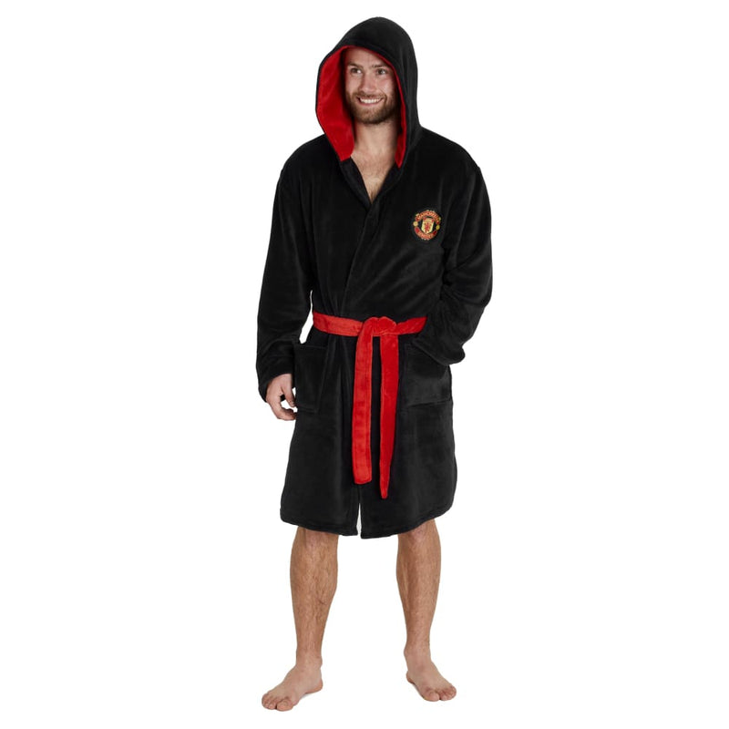 Manchester United F.C. Boys Dressing Gown, Man Utd Hooded Bath Robe, Ages 5  to 15 Years Old (5-6 Years) : Amazon.co.uk: Fashion