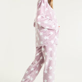 CityComfort Womens Pyjamas, Warm Fleece Hooded Pyjamas for Women Sets