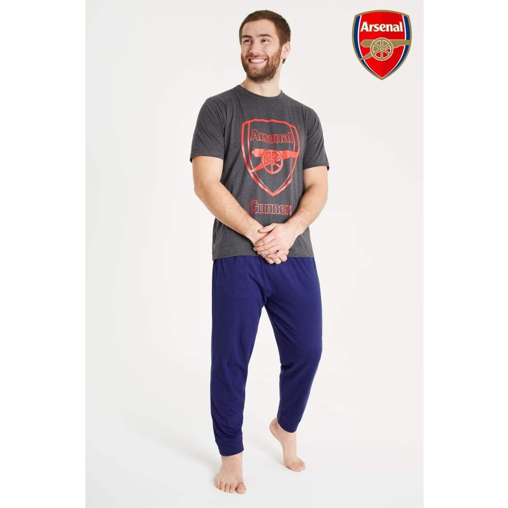 Arsenal Mens Pyjamas Set Cotton Long Pjs Official Football Gifts Pyjama Arsenal F.c. £18.49