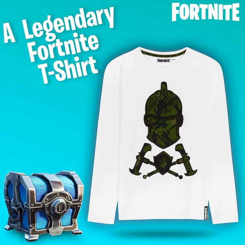 Fortnite Boys’ Long Sleeve Tops Kids T Shirt Gaming Merchandise Gifts for Boys T-shirt Fortnite £9.49